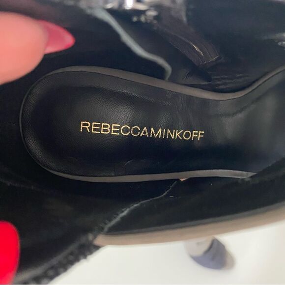 REBECCA MINKOFF Reagan Suede Cut out Stiletto Heels - Picture 10 of 10